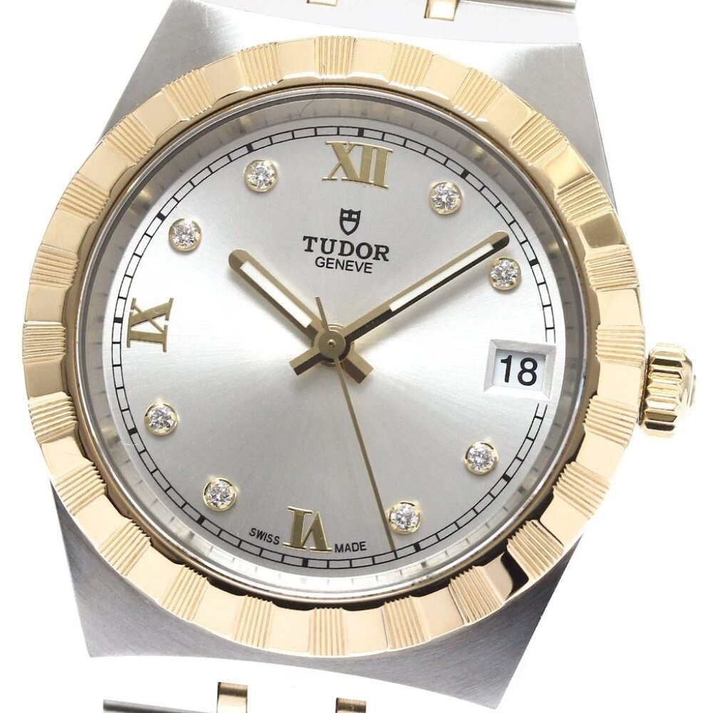 TUDOR Royal Date 8P diamond Silver Dial Automatic Boy's Watch